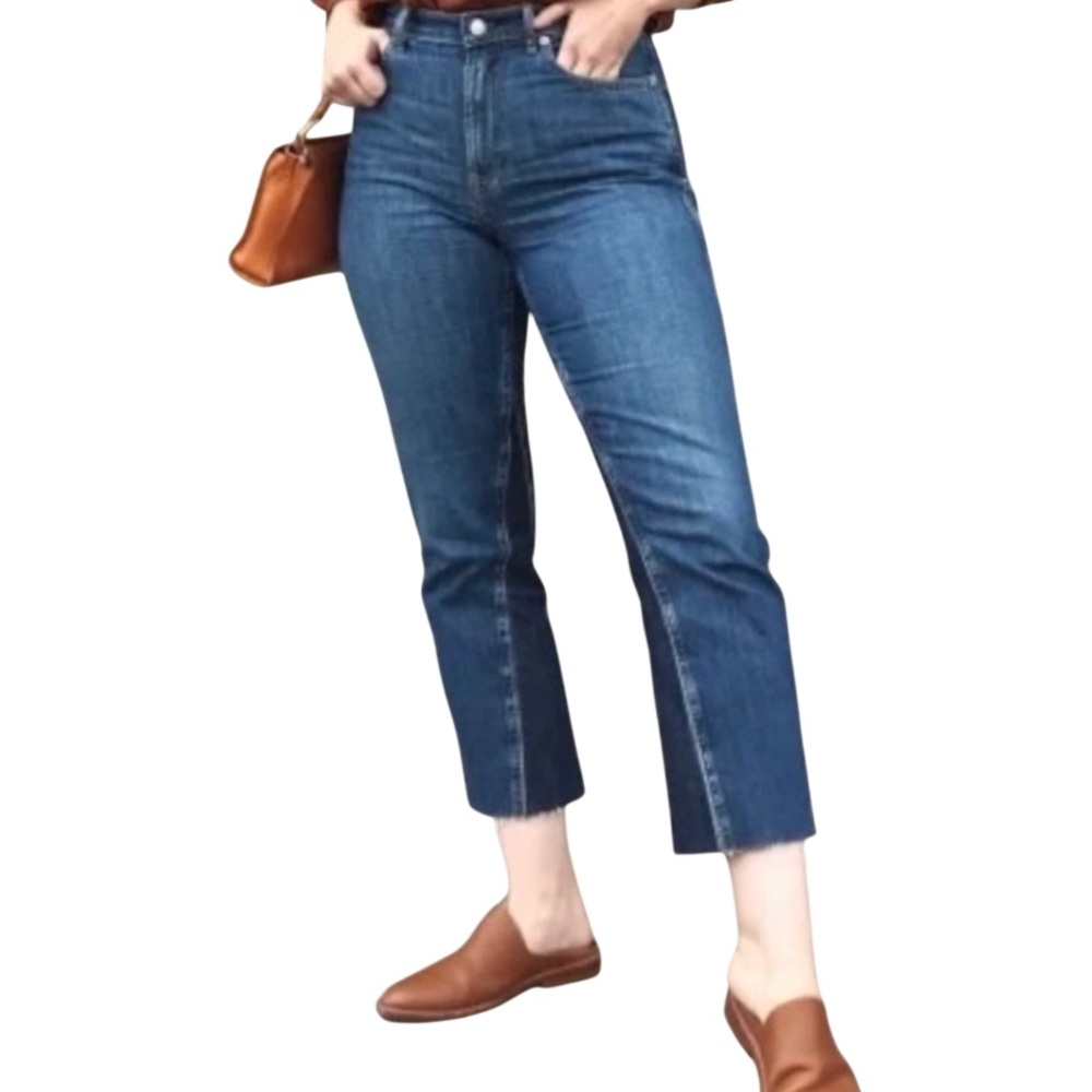 Everlane Dark Blue Women’s High Rise Ankle Jeans, Sz 25
98% Cotton. NWOT